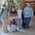 Amēlija Bulle (2. a), Karlīna Kalniņa (2. a), Meija Štāla (2. a) un Lote Kalniņa (2. b)